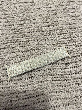 Braided Stretch Watch Band - Cream Multicolor